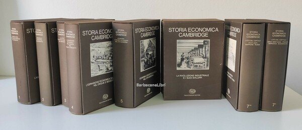 Storia economica Cambridge (volumi 1-7, in 9 tomi)