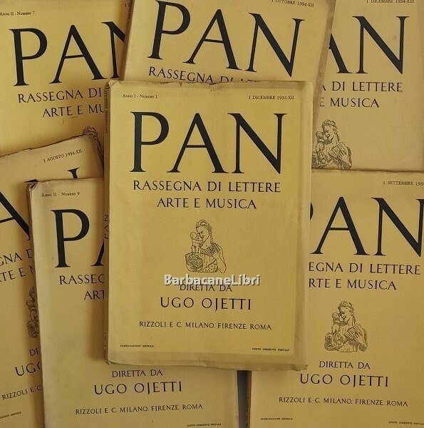 Pan. Rassegna di lettere arte e musica (25 numeri, tutto …