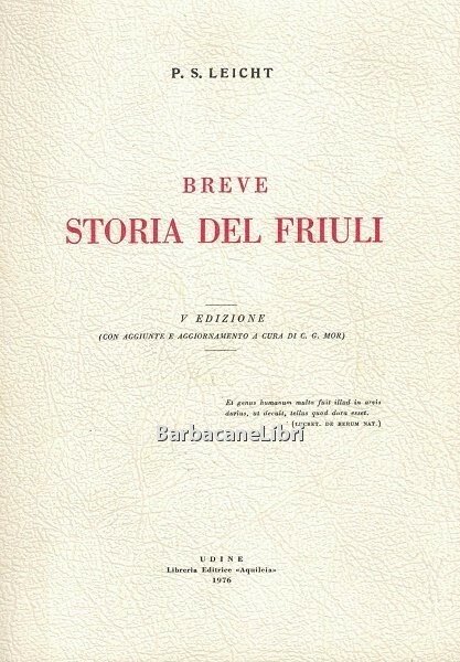 Breve storia del Friuli