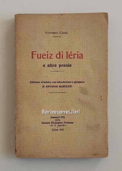 Fueiz di leria e altre poesie