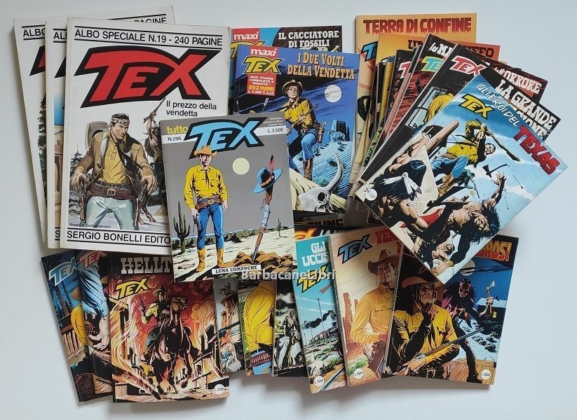 Tex ( 27 fumetti in blocco lotto stock )