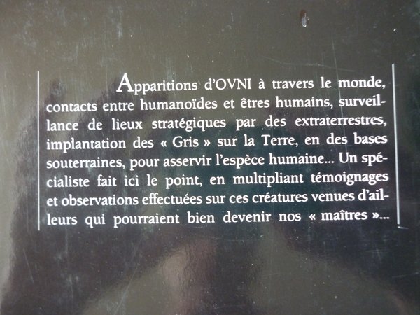 Mos "Maîtres" les extraterrestres. Nouvelles révélations