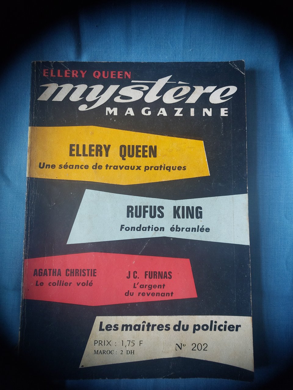 Ellery QUEEN Mystère Magazine n° 202