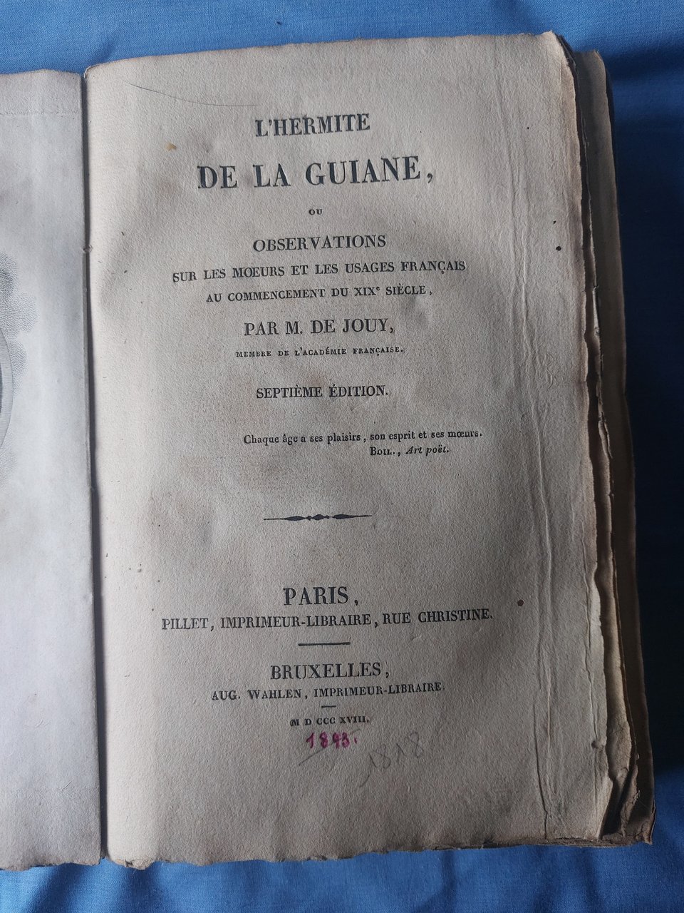 L'hermite de la Guiane ou observations sur les moeurs et …