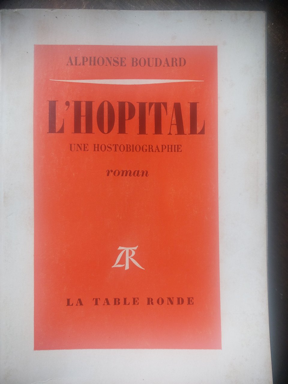 L'hopital une hostobiographie