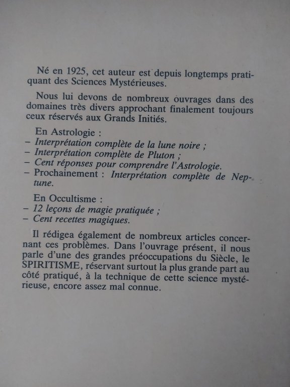 Le guide pratique du Spiritisme