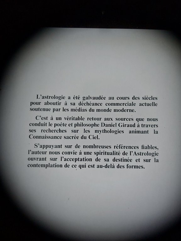 GIRAUD Daniel. Métaphysique de l'Astrologie