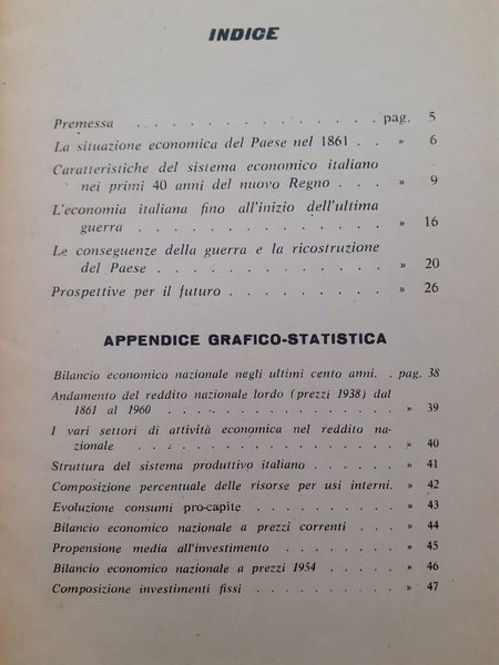 Cento anni di economia italiana, a cura dell'On. Ferrari Aggradi