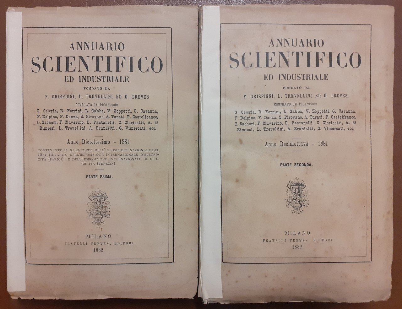 Annuario scientifico ed industriale, a. XVIII, 1881, pt. I e …