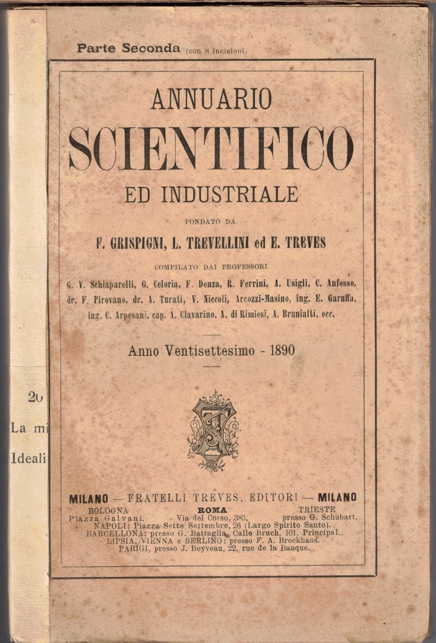 Annuario scientifico ed industriale, a. XXVII, 1890, pt. II