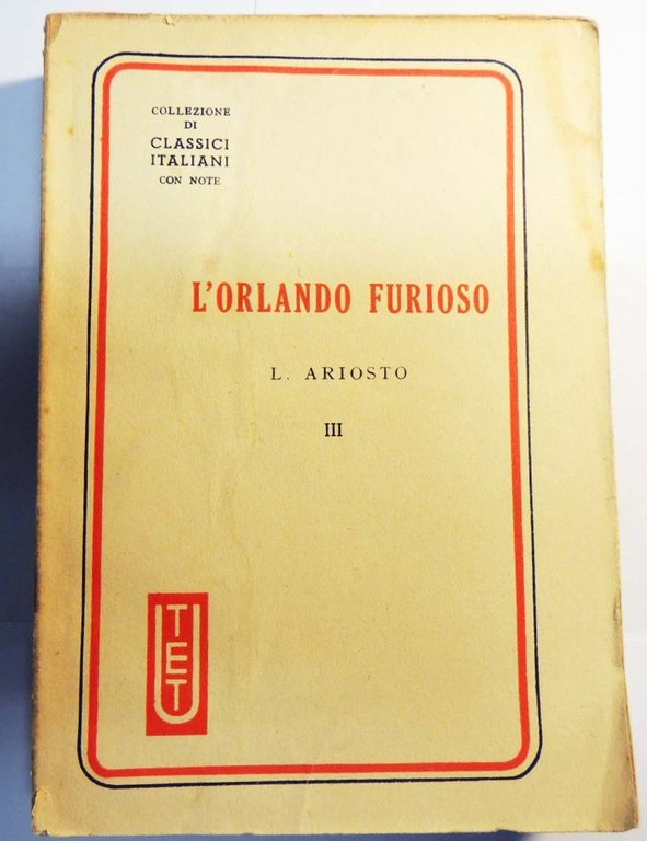 Ariosto, L’Orlando furioso, a cura di Ermini