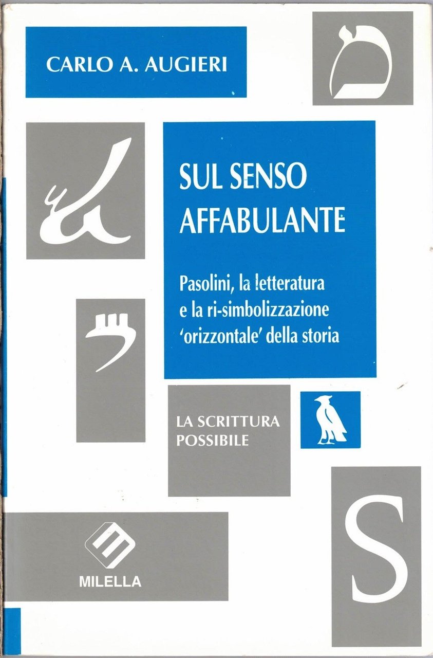 Augeri, Sul senso affabulante. Pasolini, la letteratura e la ri-simbolizzazione …