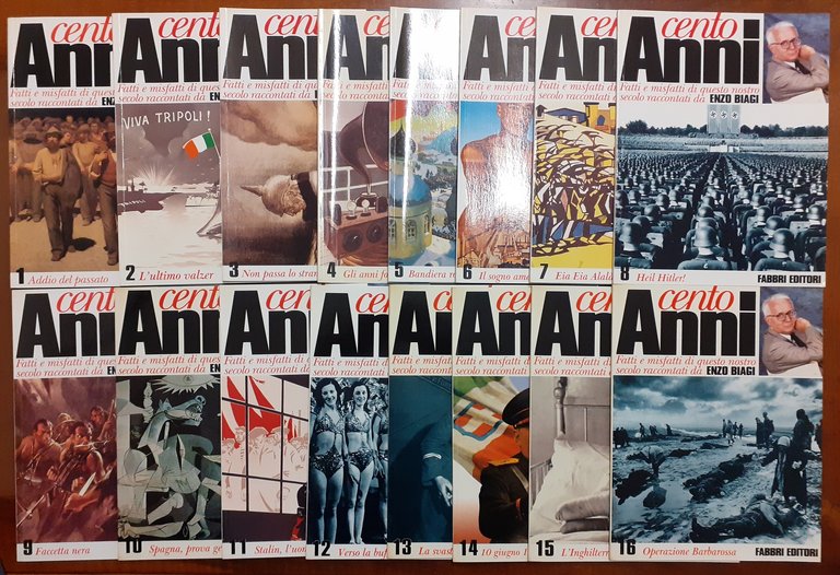 Biagi, Cento anni, Fabbri Editori, 1993, 32 fascicoli