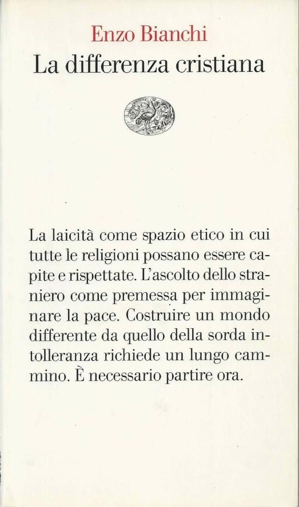 Bianchi, La differenza cristiana