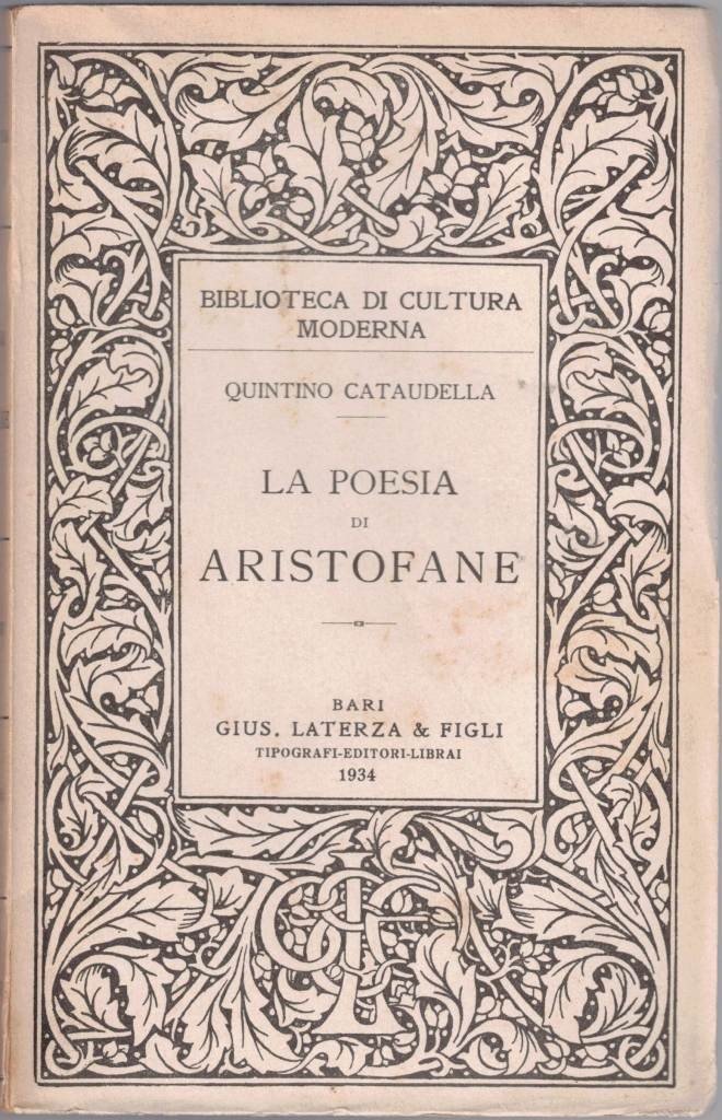 Cataudella, La poesia di Aristofane