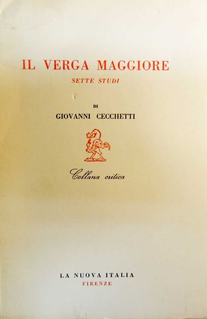 Cecchetti, Il Verga maggiore. Sette studi