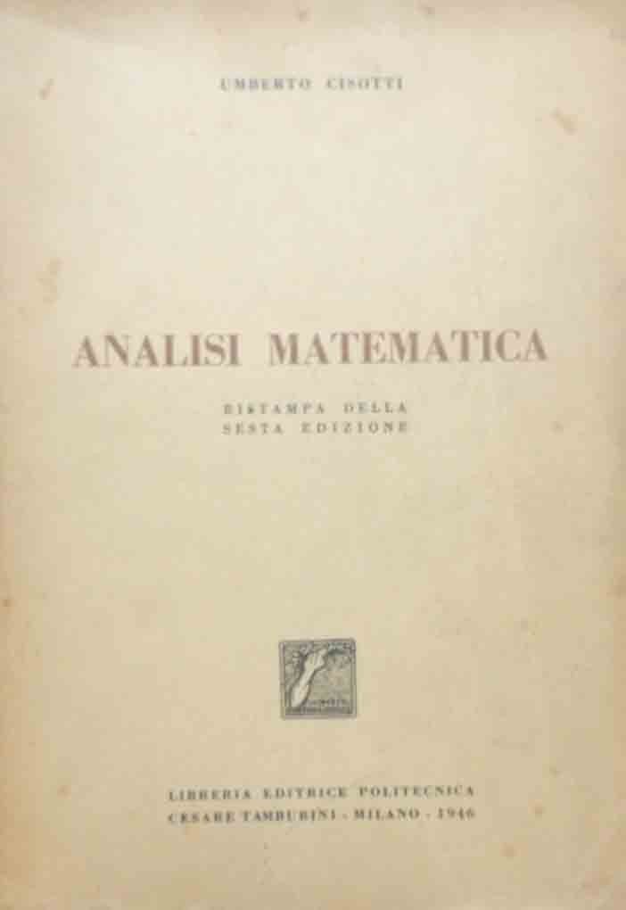 Cisotti, Analisi matematica