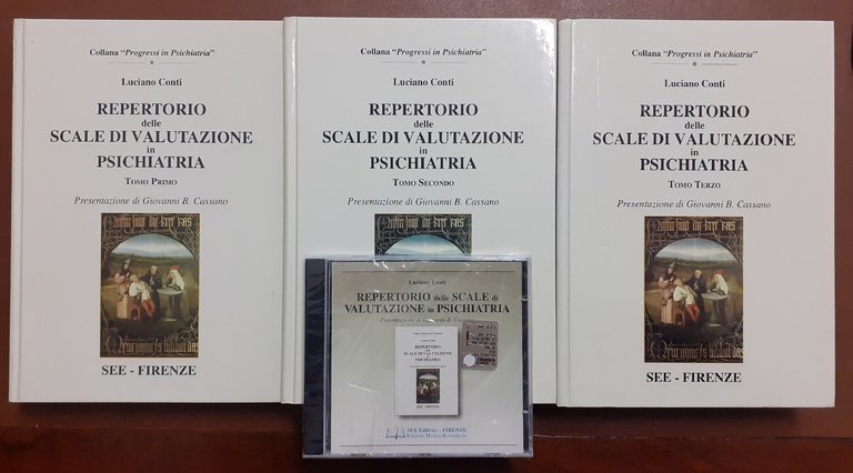 Conti, Repertorio delle scale di valutazione in psichiatria, 3 voll. …