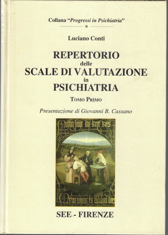 Conti, Repertorio delle scale di valutazione in psichiatria, 3 voll. …