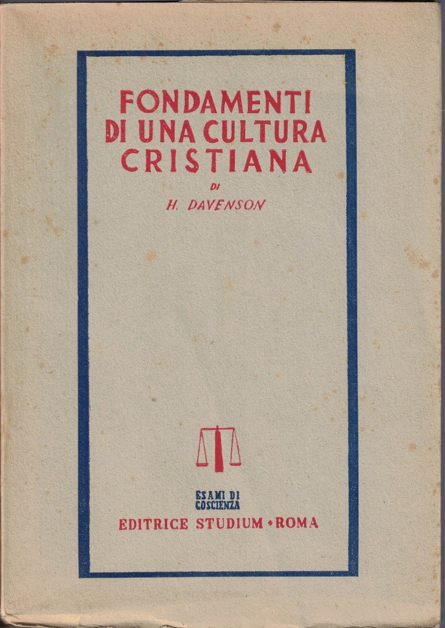 Davenson, Fondamenti di una cultura cristiana