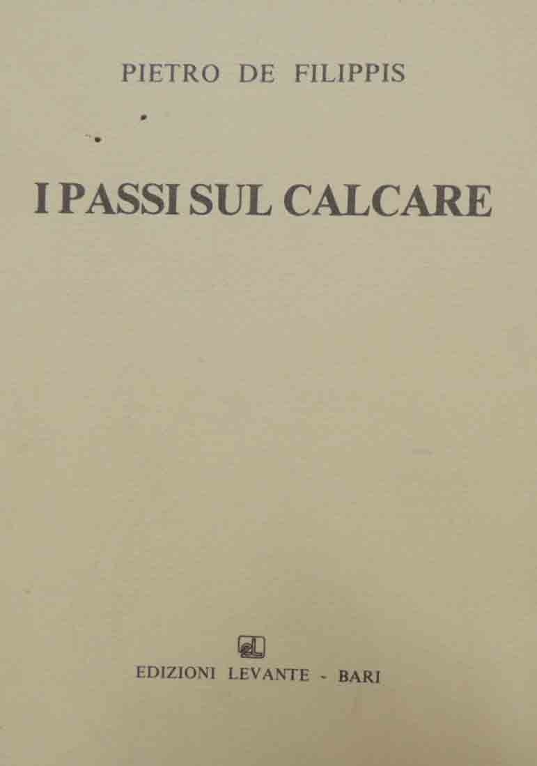 De Filippis, I passi sul calcare