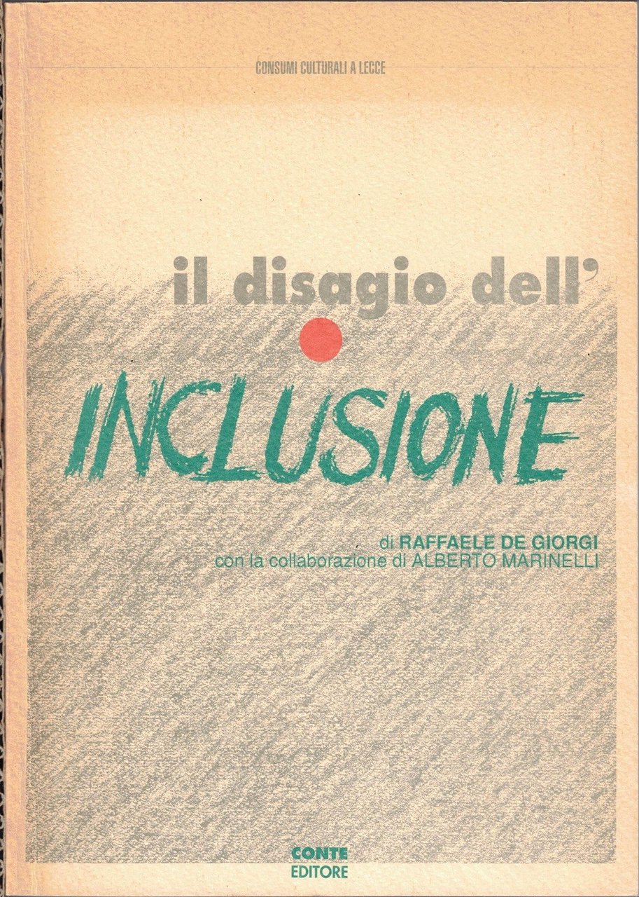 De Giorgi, Marinelli, Il disagio dell’inclusione | Immagine principale