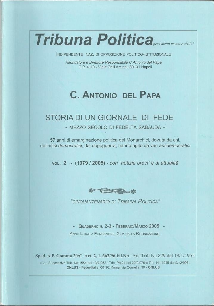 del Papa, Storia di un giornale di fede. Mezzo secolo …