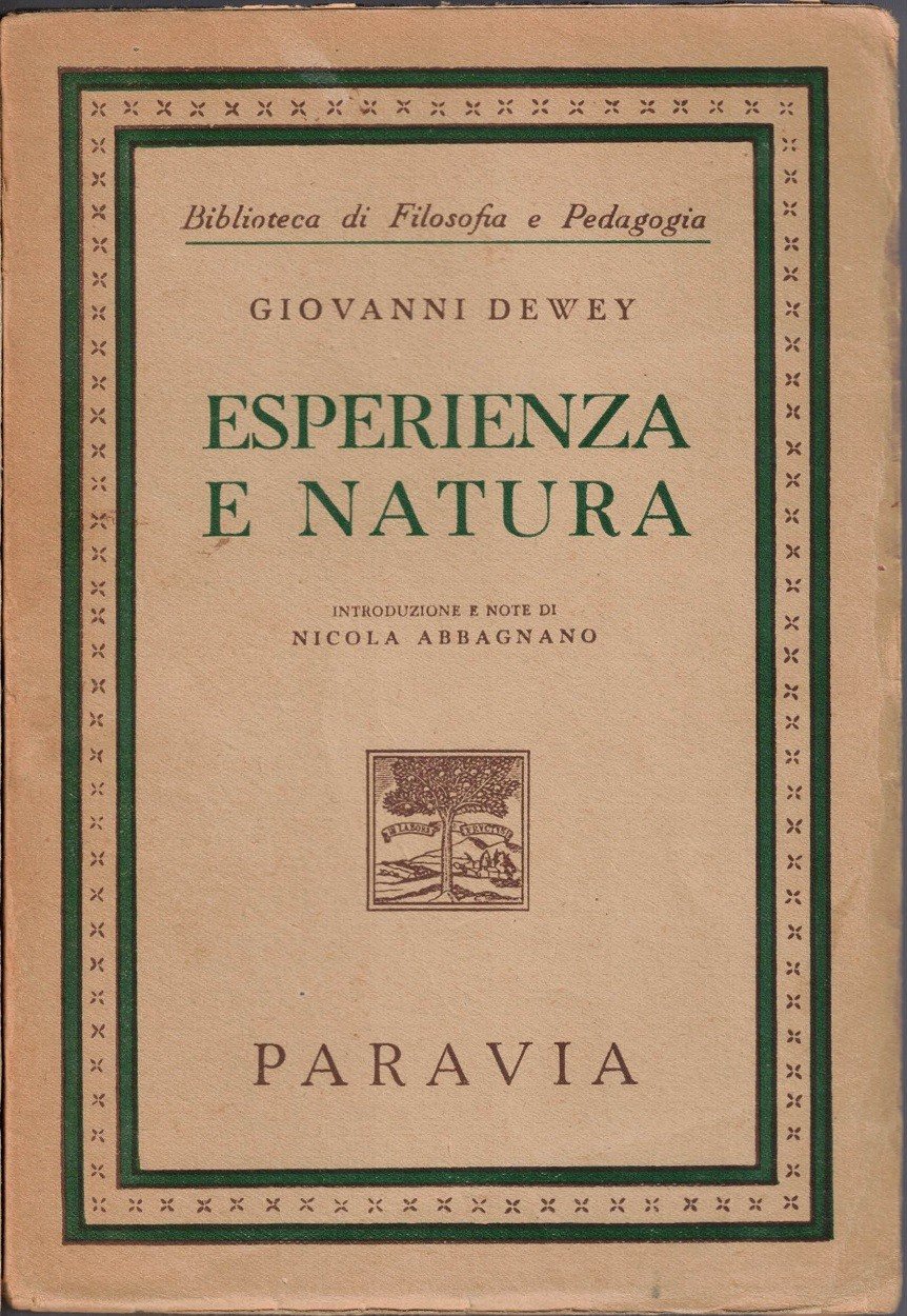 Dewey, Esperienza e natura