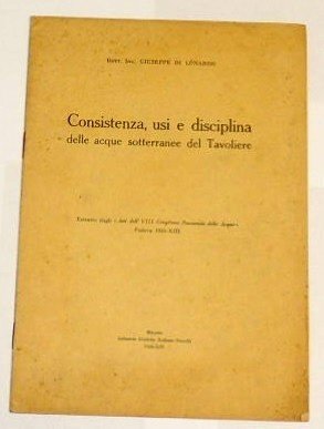 Di Lonardo, Consistenza, usi e disciplina delle acque sotterranee del …