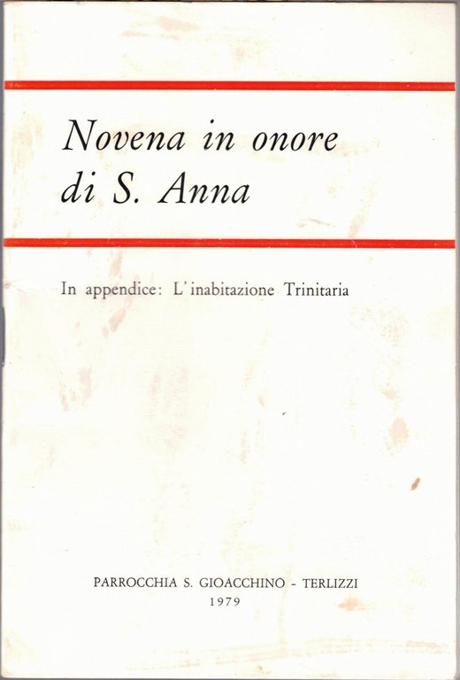 Due opuscoli religiosi (Terlizzi, 1979-1995)