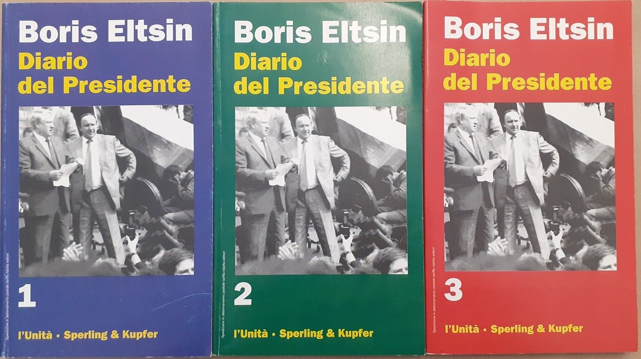 Eltsin, Diario del Presidente, 3 voll.