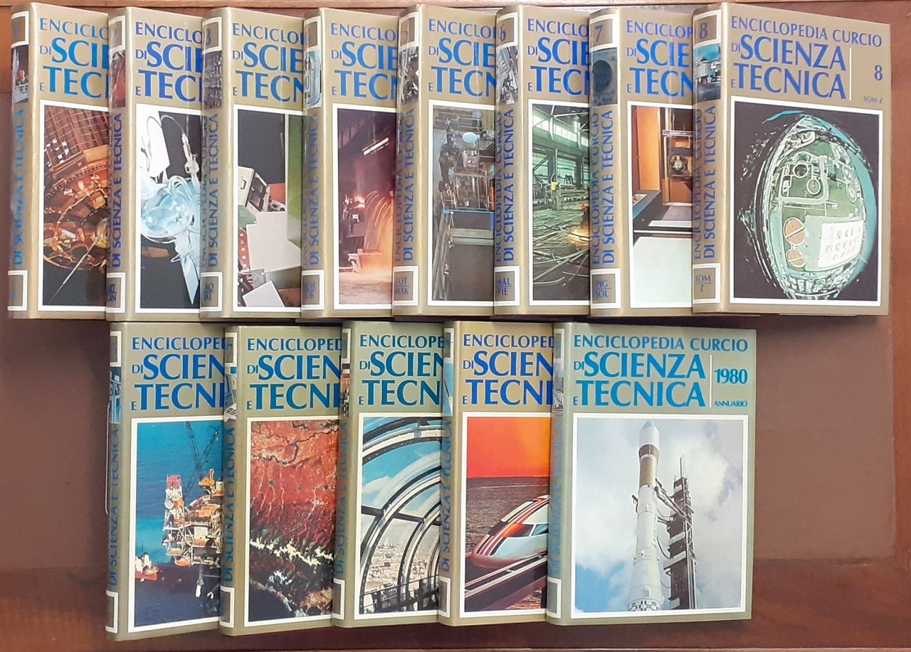 Enciclopedia Curcio di scienza e tecnica, Curcio, 1973-1980, 13 voll.