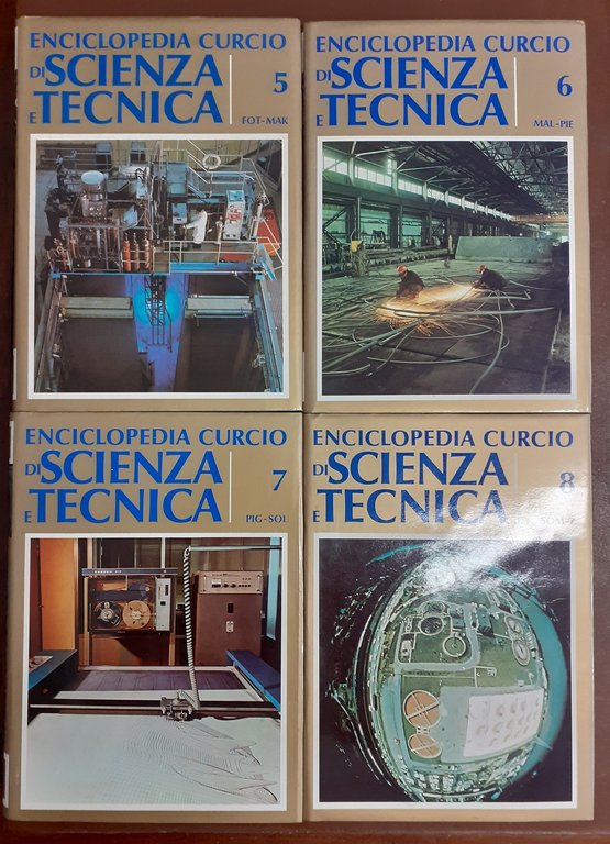 Enciclopedia Curcio di scienza e tecnica, Curcio, 1973-1980, 13 voll.