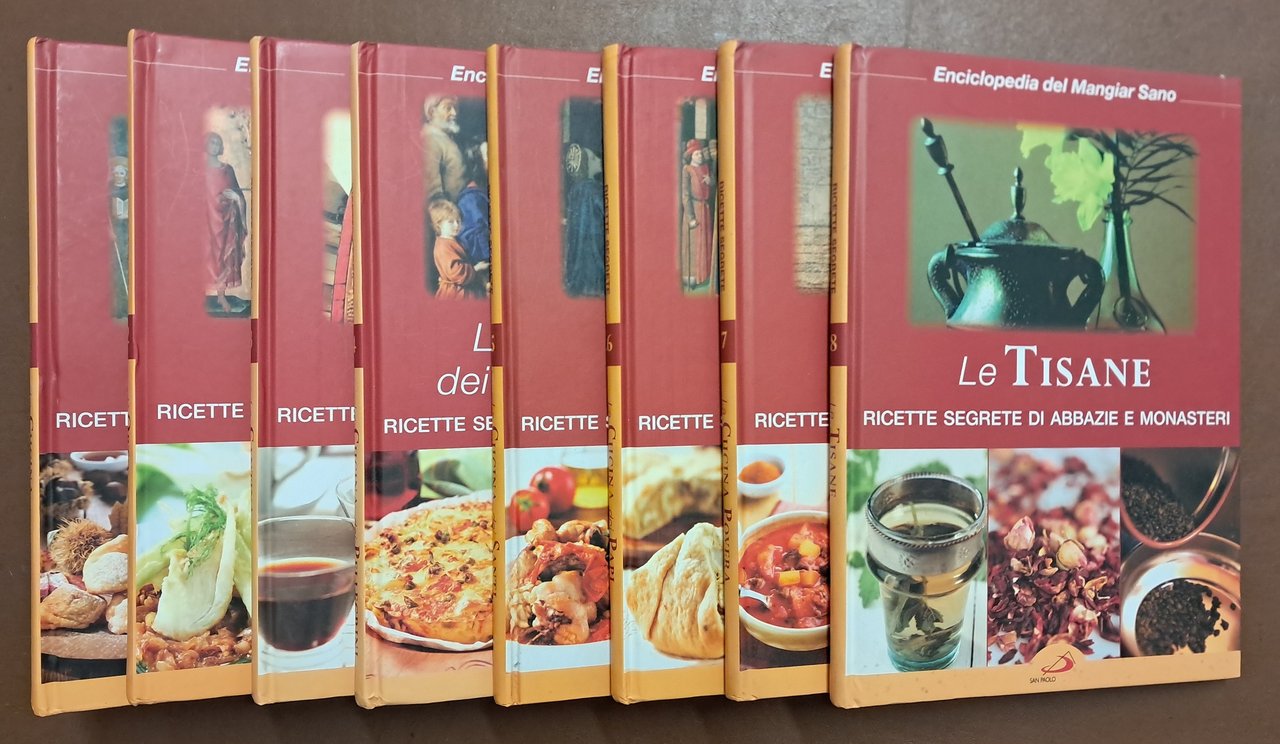 Enciclopedia del mangiar sano, San Paolo, 2008, 8 voll.
