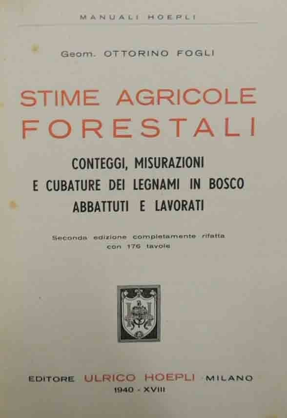 Fogli, Stime agricole forestali