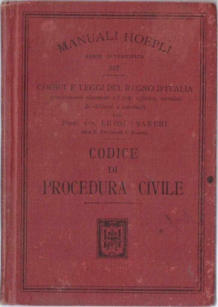 Franchi, Codice di procedura civile