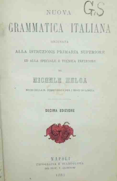 G. Castrogiovanni, Aritmetica per le classi elementari superiori + Melga, …