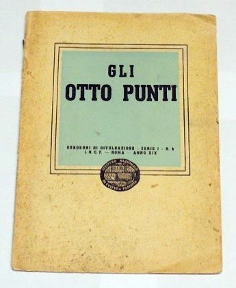 Gli otto punti, Quaderni di Divulgazione, serie II, n. 2