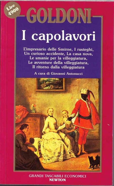 Goldoni, I capolavori, a cura di G. Antonucci, voll. 3-5 …