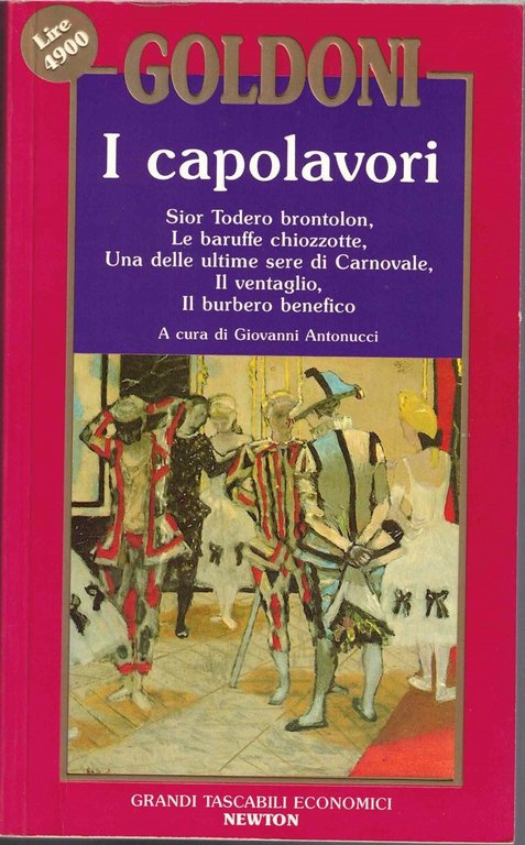 Goldoni, I capolavori, a cura di G. Antonucci, voll. 3-5 …