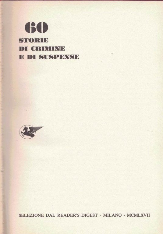 Graham et al., 60 storie di crimine e di suspence, …