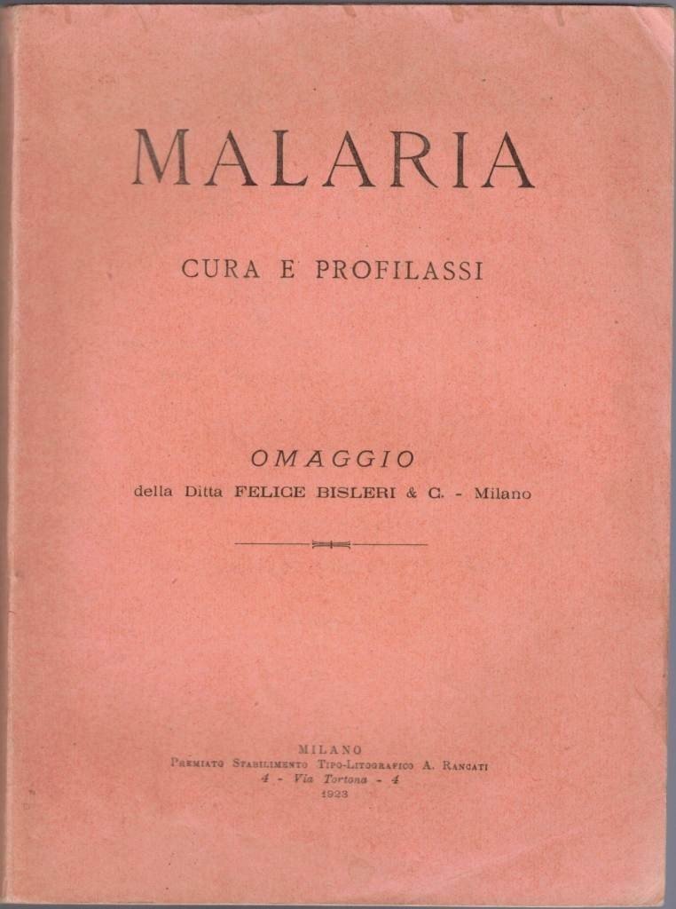 Grassi et al., Cura e profilassi della malaria