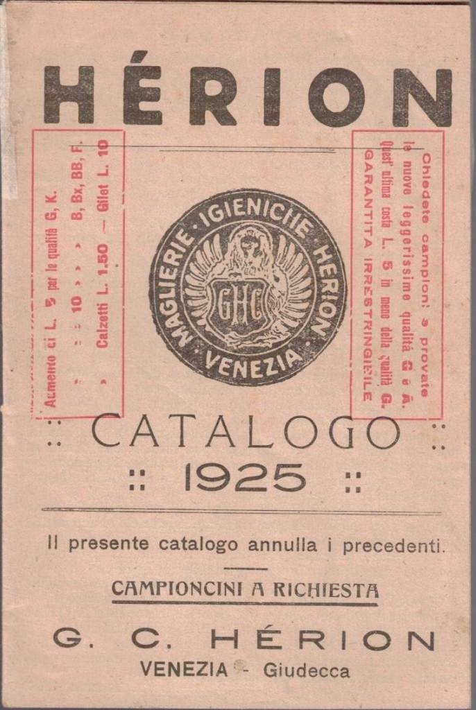 Hérion, Catalogo 1925