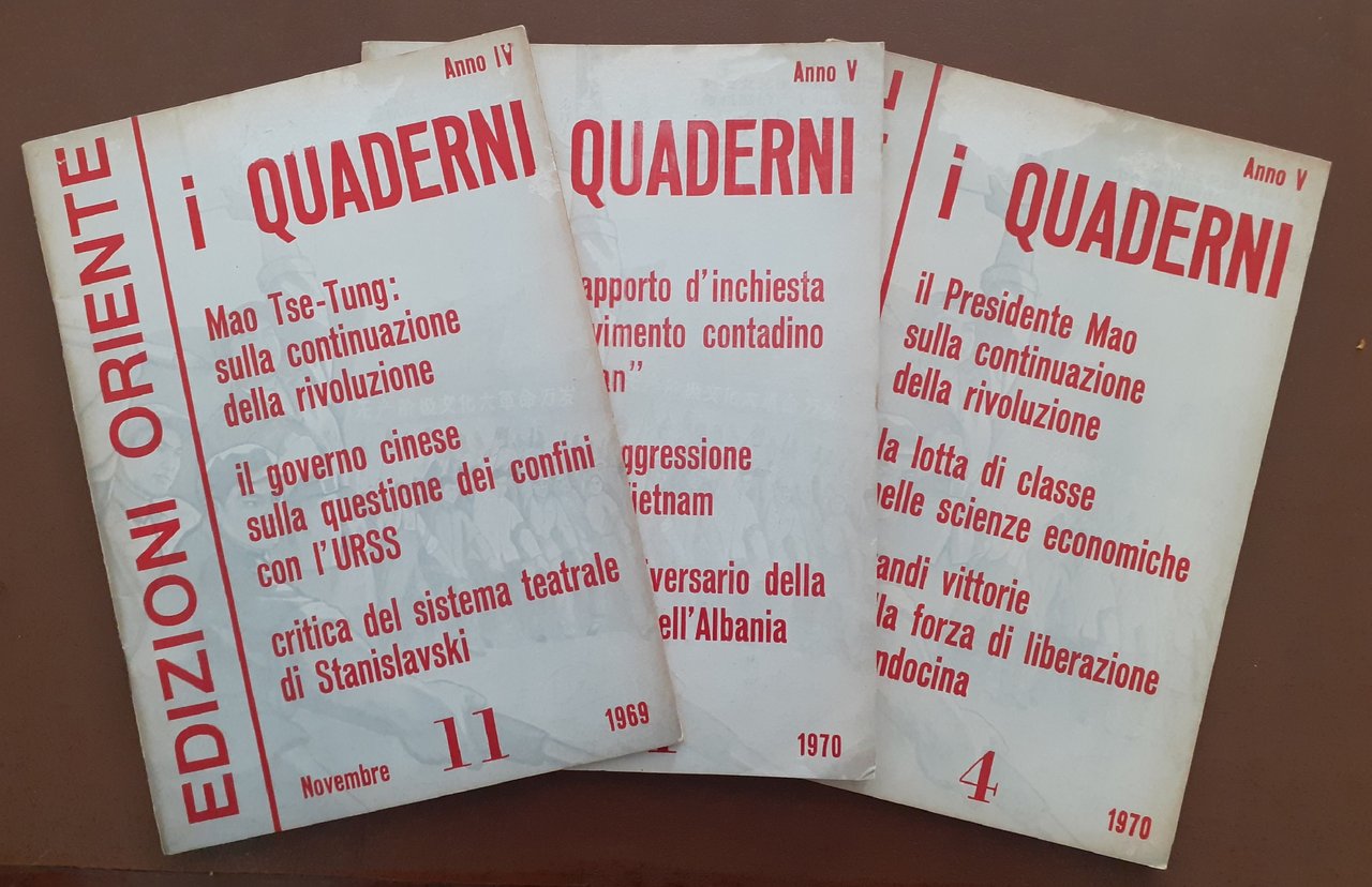 i Quaderni. Rivista mensile, Ed. Oriente, a. IV, n. 11, …