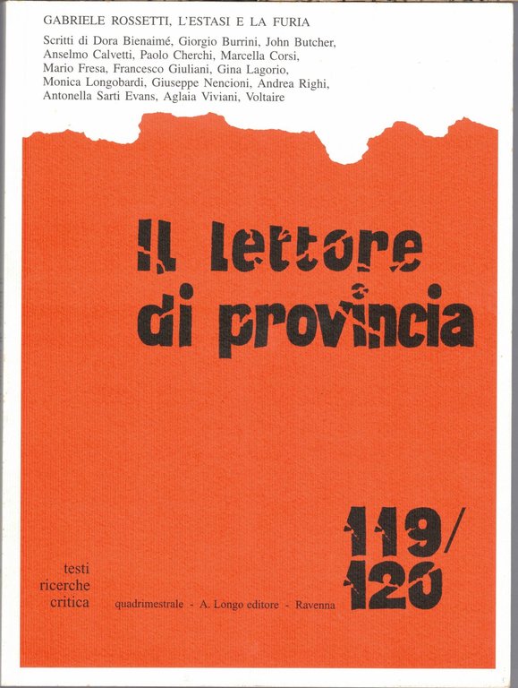 Il lettore di provincia, a. XXVI, n. 92, aprile 1995 …