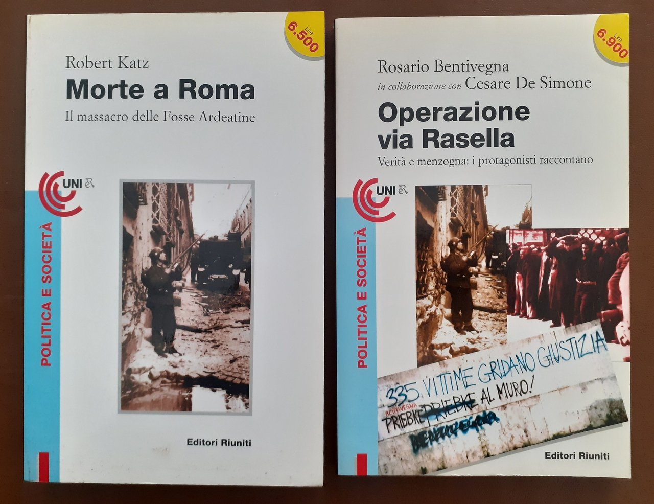 Katz, Morte a Roma – Bentivegna, De Simone, Operazione via …