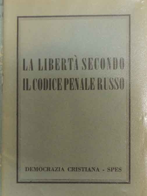 La libertà secondo il codice penale russo