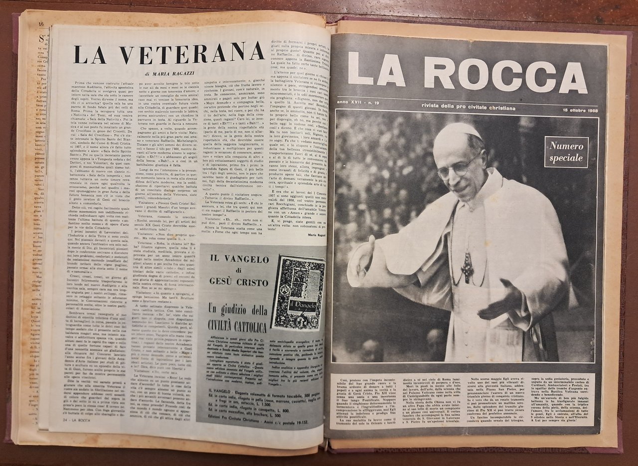 La Rocca, a. XVII, nn. 1-23, gen-dic 1958, annata completa