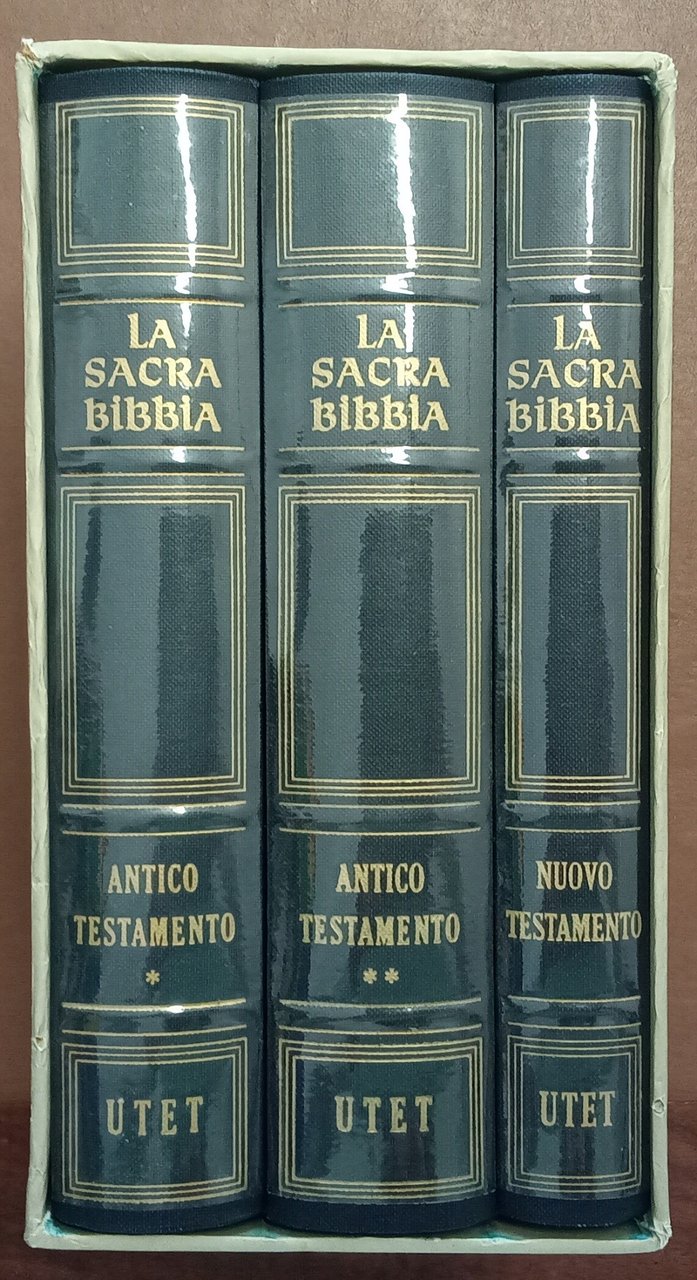 La Sacra Bibbia, Utet, 1963, 3 voll. | Immagine principale