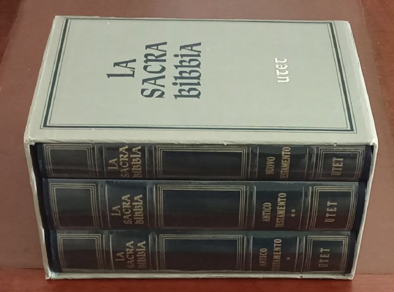 La Sacra Bibbia, Utet, 1963, 3 voll. | Immagine Gallery 2